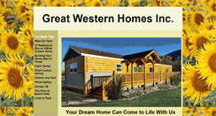 Desktop Screenshot of greatwesternhomesinc.com