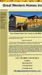 Mobile Screenshot of greatwesternhomesinc.com